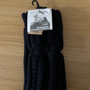 Ponytail Headwrap (Black)