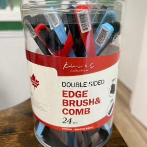 Double Sided Edge Brush & Comb