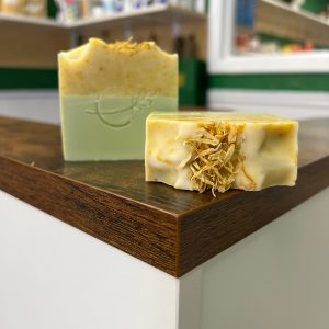 All-Natural, Vegan Soap: Lemongrass Calendula, Regular