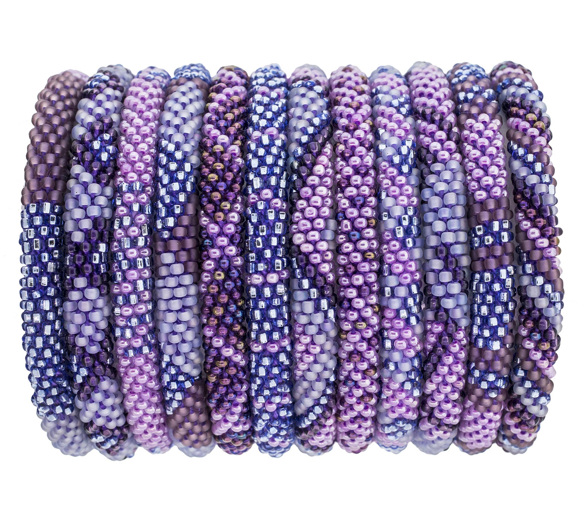 The Original Roll-On® Bracelet Amethyst - Set of 12